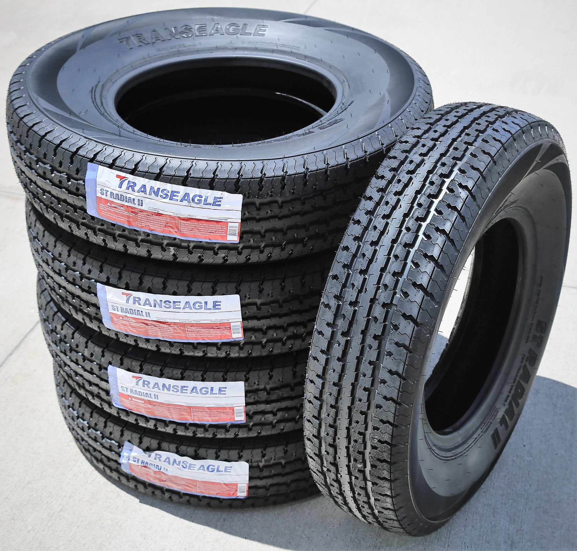 Transeagle ST Radial II Trailer Tire - ST205/75R15 111L LRE 10PLY