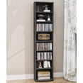 thumbnail image 6 of 8-Tier DVD Rack Tower, CD Cabinet with Adjustable Shelves, DVD Storage Shelf for Living Room, Bedroom, Office, 6 of 6