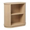 thumbnail image 6 of Modern Reeded Entryway Accent Cabinet, Coastal Oak, 6 of 18