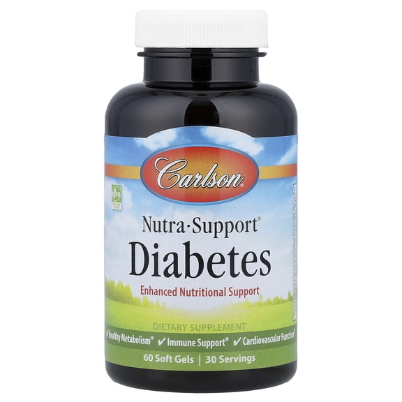 Carlson Nutra-Support Diabetes 60 Softgel