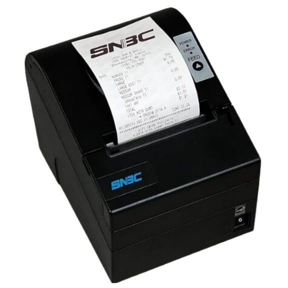 SNBC 132041-NPV Model BTP-R880NPV Thermal Receipt Printer; Blazing Fast 310mm/Second Print Speed; Adjustable Paper Near-End Sensor; Includes Standard USB, Serial and Ethernet Interfaces