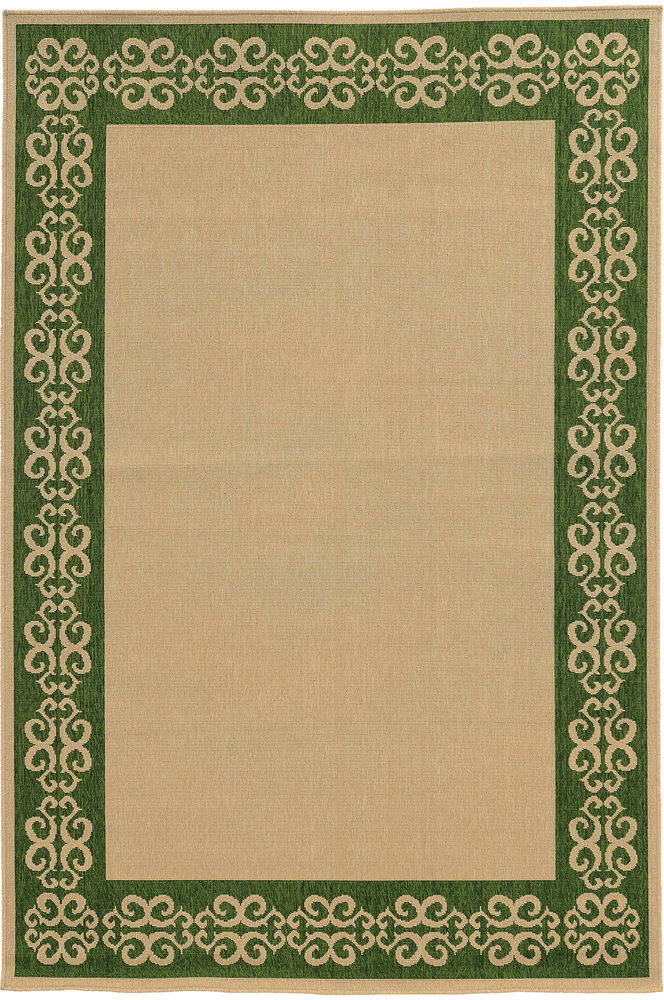 Tommy Bahama Seaside Area Rug 7127F Beige Geometric Swirls 3' 7" x 5' 6