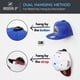 thumbnail image 5 of Advancent Colgador de puerta portátil para armario, soporte para gorra de béisbol, ganchos para sombrero con gran capacidad de carga, fácil Almacenamiento y organización del hogar color transparente, 5 of 6