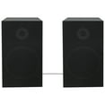 onn. Bluetooth Wireless Bookshelf Speakers, Set of 2, Black