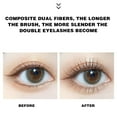 thumbnail image 4 of Mascara Waterproof Long Lasting Curling Eyelash Enhancer Non-Clumping Smudge Proof Flake Proof Natural Look Defined Volume Brush Tool 5g, 4 of 9