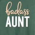 thumbnail image 3 of Instant Message - Badass Aunt - Women's Lightweight French Terry Long Sleeve Shirt, 3 of 6