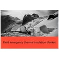 thumbnail image 5 of Emergency Thermal Blankets for Survival, Waterproof Mylar Space Blankets for Outdoor Camping, Hiking, Marathon, and First Aid, Lightweight Reflective Foil Blanket - 52" x 82", 5 of 6