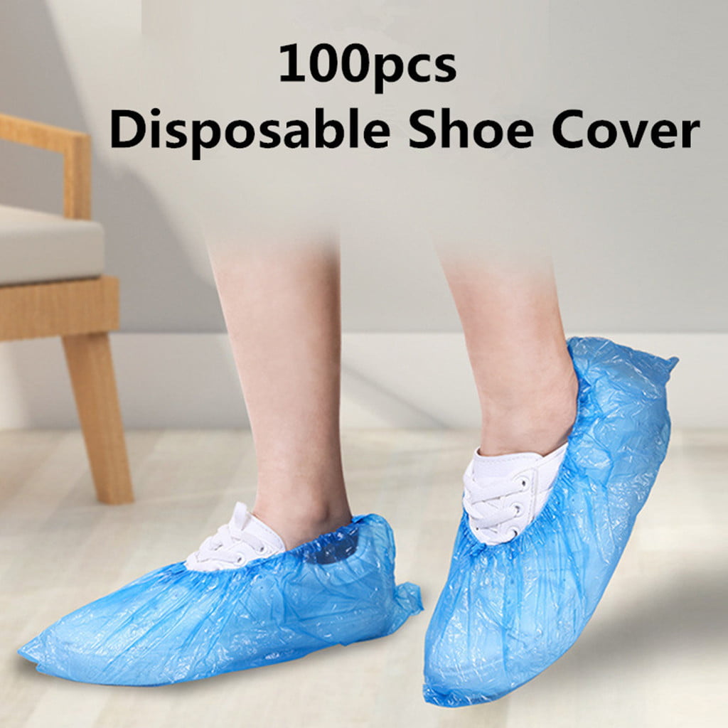 Details about   100Pcs Disposable Shoe Covers Boots Cover Workplace Indoor Carpet Overshoes Suit 