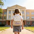 thumbnail image 5 of Leeye Schoolbag Backpack with Embroidered Name and Text Customizable for Picnics Travel Nursery DIY, 5 of 5