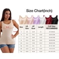 thumbnail image 4 of Women's Regular Size Vest with Built-In Bra, Featuring Comfortable And Breathable Shaping Tops That Can Be Worn As Outerwear And Underwear With Wider Strap Black XL, 4 of 8