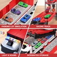thumbnail image 4 of Portaequipajes para camiones de carreras con 8 coches de carreras para niños de más de 3 años, 4 of 6