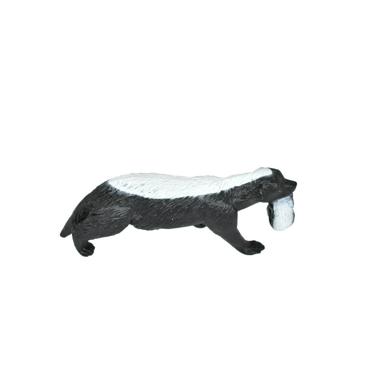 FRANKIEZHOU Honey Badger Stuffed Animal-Black 15.75,Realistic Badger Plush  Toy, Honey Badger Stuffed Toy,Soft and Durable, Toy for Boy,Girl
