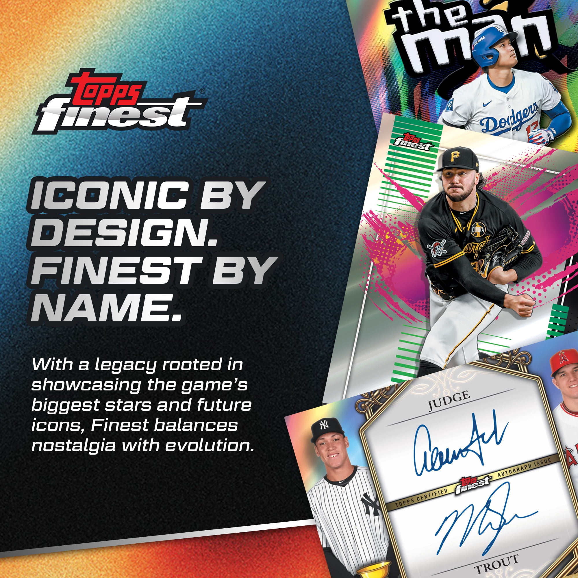 2026 Topps Finest Baseball Trading Cards Mega Box