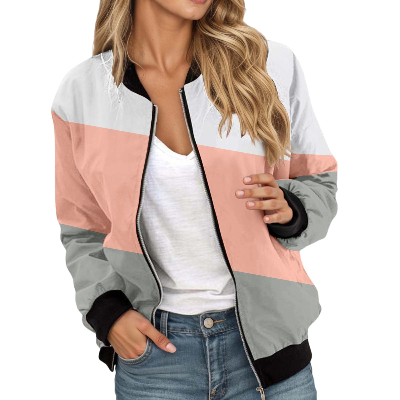 【希少】Sports Jacket SHIXIAOO Men's Casual Loose Fit Zip Up Sports Jacket with Color