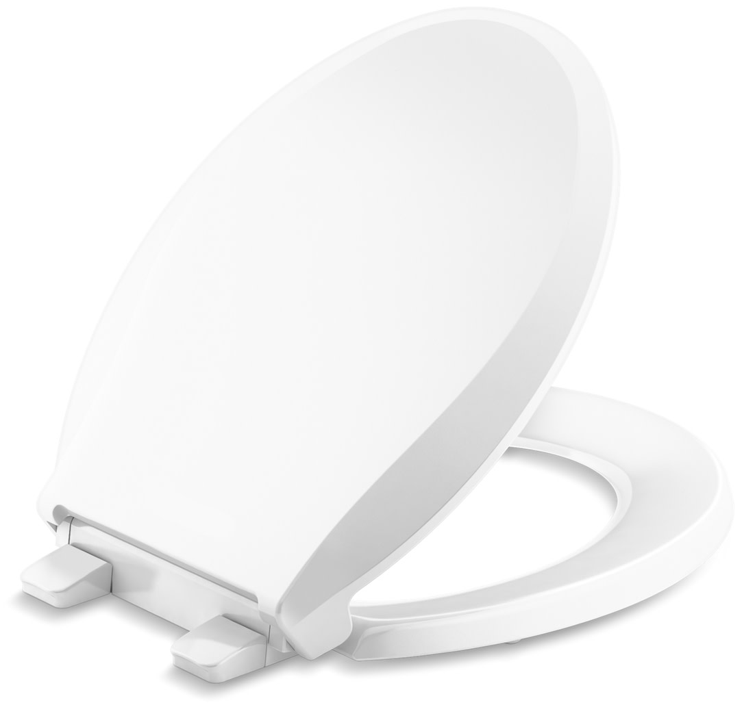 Kohler K4639Rl Cachet Readylatch RoundFront QuietClose Toilet Seat White