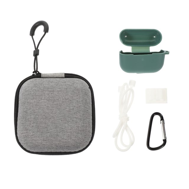 Houderco 1Jgo De Silicona Para Auriculares Inalámbricos Verde Con Protección Antipresión Y Antigolpes