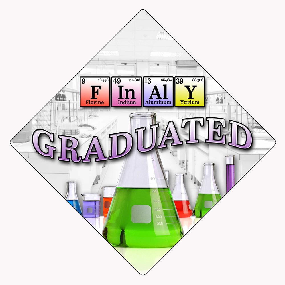 Chemistry Graduated Grad Cap Tassel Topper