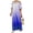 Blue, variant on Turilly Summer Dresses for Women 2026 Shoulder Ruffle Loose Puff Sleeve Maxi Dress Flowy Beach Vacation Dress