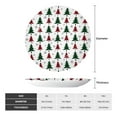 thumbnail image 2 of Sikiie Buffalo Plaid Christmas Trees Bone China Decorative Plate Personality Ceramic Dinner Plate Crafts Decorative Ceramic Decorative Plate -7in, 2 of 6