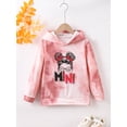 thumbnail image 3 of Mikrdoo 9 Years Big Girls Tops Tie-dye MINI Anime Girl Print Pullover 10 Years Kid Girls Hoodies Fall Winter Outer Casual Sweatershirt Pink, 3 of 8