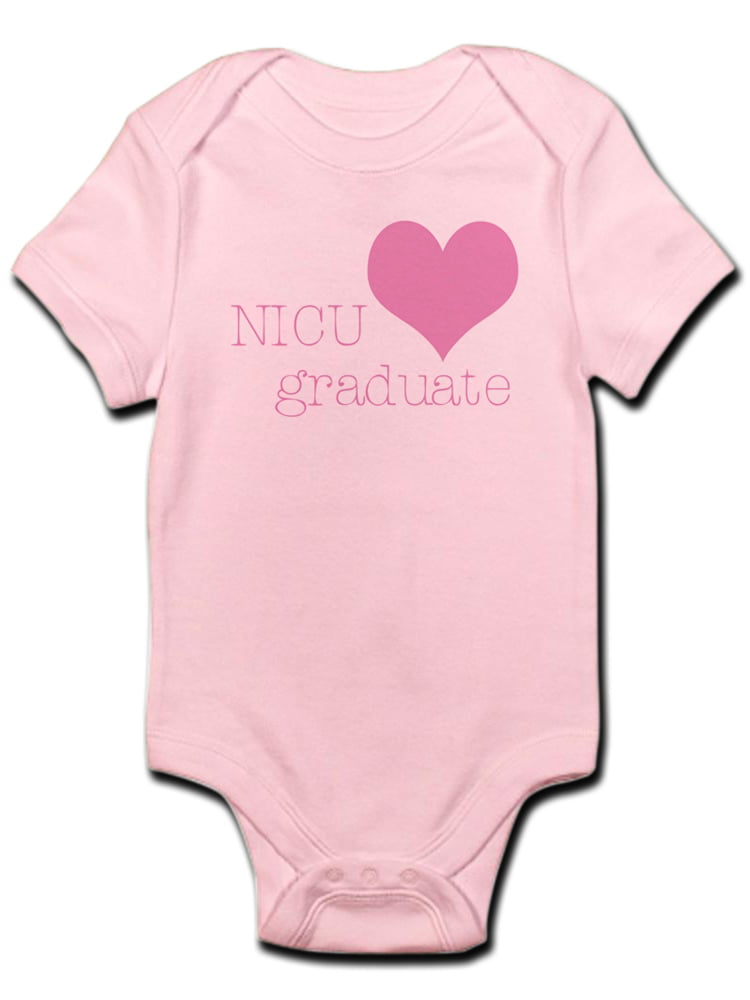 CafePress NICU Graduate Baby Girl Infant Baby Bodysuit