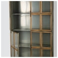 thumbnail image 2 of Mercana Pandora I Wood and Metal Glass Door Display Cabinet in Brown, 2 of 4