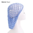 thumbnail image 5 of Mesh Hair Net Rayon Crochet Hair Nets Knit Snood Hat Crocheted Sleep Cap, 5 of 7
