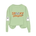 thumbnail image 4 of Heisall Womens Hoodies Halloween Print Round Neck Long Sleeve Loose Casual Sweatshirts, 4 of 8