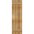thumbnail image 5 of 16 1/8"W X 54"H Timbercraft Three 5 3/8" Boards Joined Board-N-Batten Shutters, Rough Sawn Western Red Cedar (Per Pair), 5 of 13