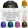 thumbnail image 3 of Yaoyar Men's Holiday Prints Long Sleeve T Shirt Crew Neck Cotton Shirts Mens Comfort Pullover Sweatshirt Top, 3 of 6