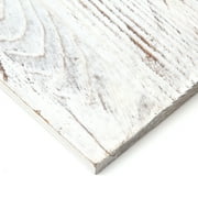 Cousin DIY White Wash Wood Plank Sign with Jute Twine Hanging Cord