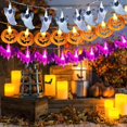 thumbnail image 5 of Luces de Halloween, luces de esqueleto, luces decorativas de Halloween, luces de Halloween de 3 m y 20 LED, luces espeluznantes de Halloween, luces de calabaza, 5 of 5