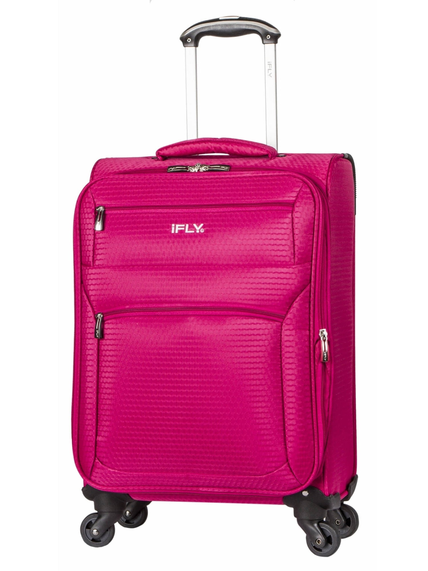 Pink soft suitcase Clearance