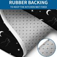 thumbnail image 4 of Black White Cat Moon Star Pattern Bathroom Rugs Sets 3 Piece,Toilet Cover Set,Absorbent Non Slip Bathroom Mats Sets with U-Shaped Contour Rug Toilet Rug Set, 4 of 5