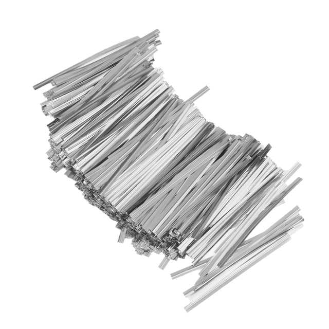 Chic 800 Lazos Metálicos Torcidos Para Candy Cake Pop Cello Bag Party Sunnimix Precintos metálicos