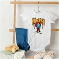 thumbnail image 4 of Urban Streetwear Smurf Savage Cartoon Romper Boys or Girls Infant Baby Brisco Brands NB, 4 of 6