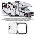thumbnail image 4 of RV Baggage Access Door, Square RV Storage Compartment Doors Heavy Duty 13.66x11.61 Inch  for Travel Trailer, 4 of 7