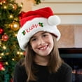 thumbnail image 1 of Sombrero Decorativo De Poliéster Gorro de Papá Noel personalizado para toda la familia, rojo, Rkxzt, 1 of 8
