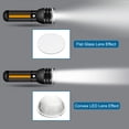 thumbnail image 4 of Uxcell Diameter 30mm Flat Convex Lens, 2 Pcs Height 14mm High Borosilicate Glass LED Optical Convex Condenser Lens with Edge for Flashlight Car Bike Head Lamp Spotlight, Clear 2mm, 4 of 5