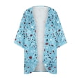 thumbnail image 4 of Kimonos for Women Beach Swimsuit Cover Up Cardigans 3/4 Sleeve Tops Womenâ€™S Clothing, 4 of 5