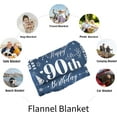thumbnail image 5 of 50th Birthday Gifts for Women, Women 50th Birthday Decorations, 50th Birthday Gifts for Her, Birthday Blanket Birthday Gifts Ideas for Grandma, Mom, Sister, Wife, Friend, Aunt, Soft Blanket 50’’X60’’, 5 of 5