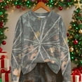 thumbnail image 6 of CLOISE Women's Sweatshirts Long Sleeve Plus Size Crew Neck Tops Camouflage Pullover Oversized Outfits Clothes, 6 of 8
