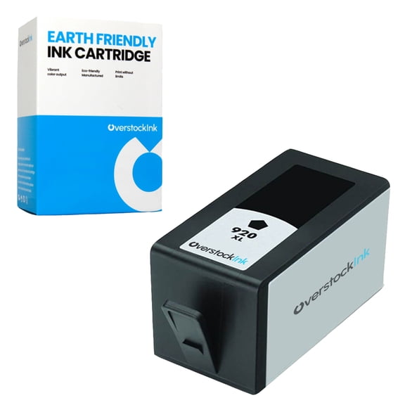 OverstockInk 920XL Black Ink Cartridge Compatible for HP 920 920XL for OfficeJet 6000 - E609a (1 Black)
