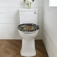 thumbnail image 2 of ZIATUBLE Aztec Southwest Sunflower Toilet Lid Seat Cover Highland Cow Decorative Toilet Seat Covers Lids Machine Washable Toilet Seat Covers for Bathroom Protection, 2 of 6