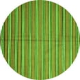 thumbnail image 1 of Ahgly Company Indoor Round Oriental Green Traditional Area Rugs, 7' Round, 1 of 1
