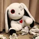 thumbnail image 2 of MINISO - Nuevo conejo de peluche de la serie oscura Kawaii, juguete gótico rockero, conejo, muñeco de peluche de Halloween para niños, juguete para decoración del hogar, 2 of 4