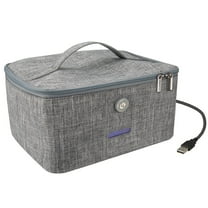 iLive Large UV Sanitizer Travel Bag, IAA700G, Gray