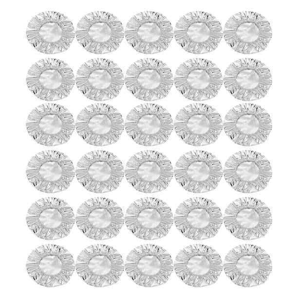 Tapa de aluminio para recipientes, envoltura de alimentos, utensilios de cocina, tapas para recipientes, cubiertas para almacenar alimentos en casa, 30 piezas