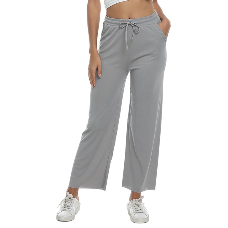 Colisha Womens Wide Leg Pajama Bottoms Drawstring Plus Size Lounge Pants  Long Sleepwear Pyjamas Pjs Pants with Pockets - Walmart.com