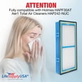 thumbnail image 2 of HAPF30AT HEPA Filter Replacement Compatible with Holmes Aer1 Type Total, HAP242-NUC, HAPF300AH-U4R Air Purifiers by LifeSupplyUSA (4-Pack), 2 of 5